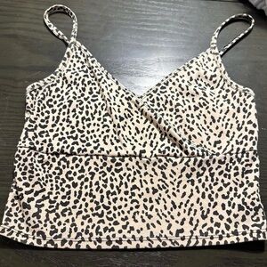 Leopard Print Women's Camisole Top